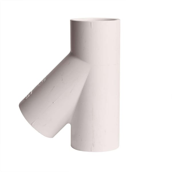 Thrifco Plumbing 1-1/2 Inch Slip x Slip x Slip PVC Wye SCH 40 8113946 - main